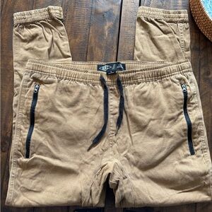 BKC Tan Men's Jogger Pants, Large